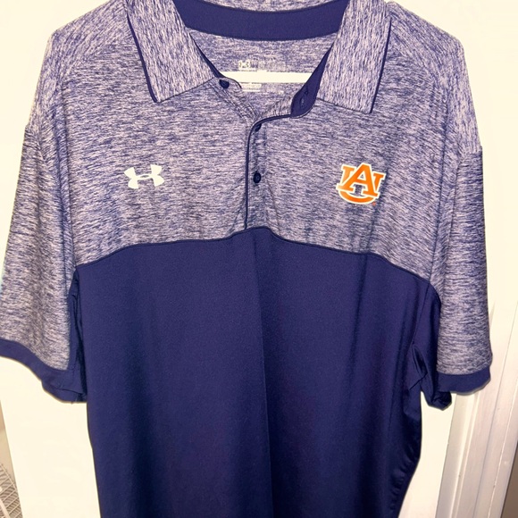 Men’s XL Under Armour Auburn 2 button Polo Shirt - Picture 1 of 3